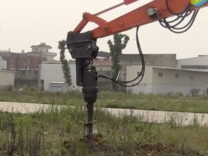 晉工機械輪挖屬具--螺旋鑽